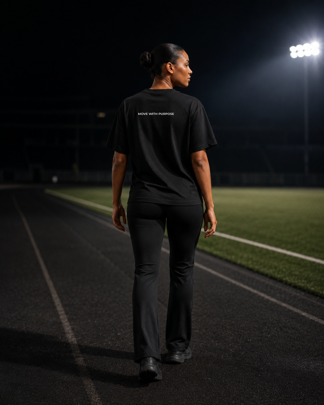 STATEMENT TEE — BLACK