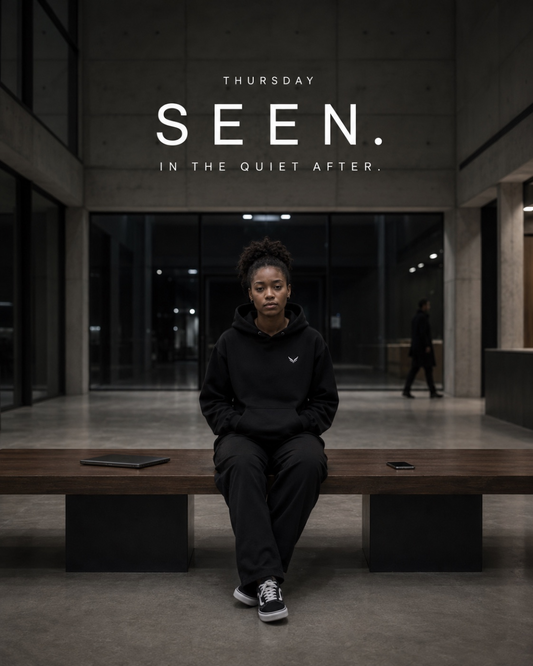 SEEN. IN THE QUIET AFTER.