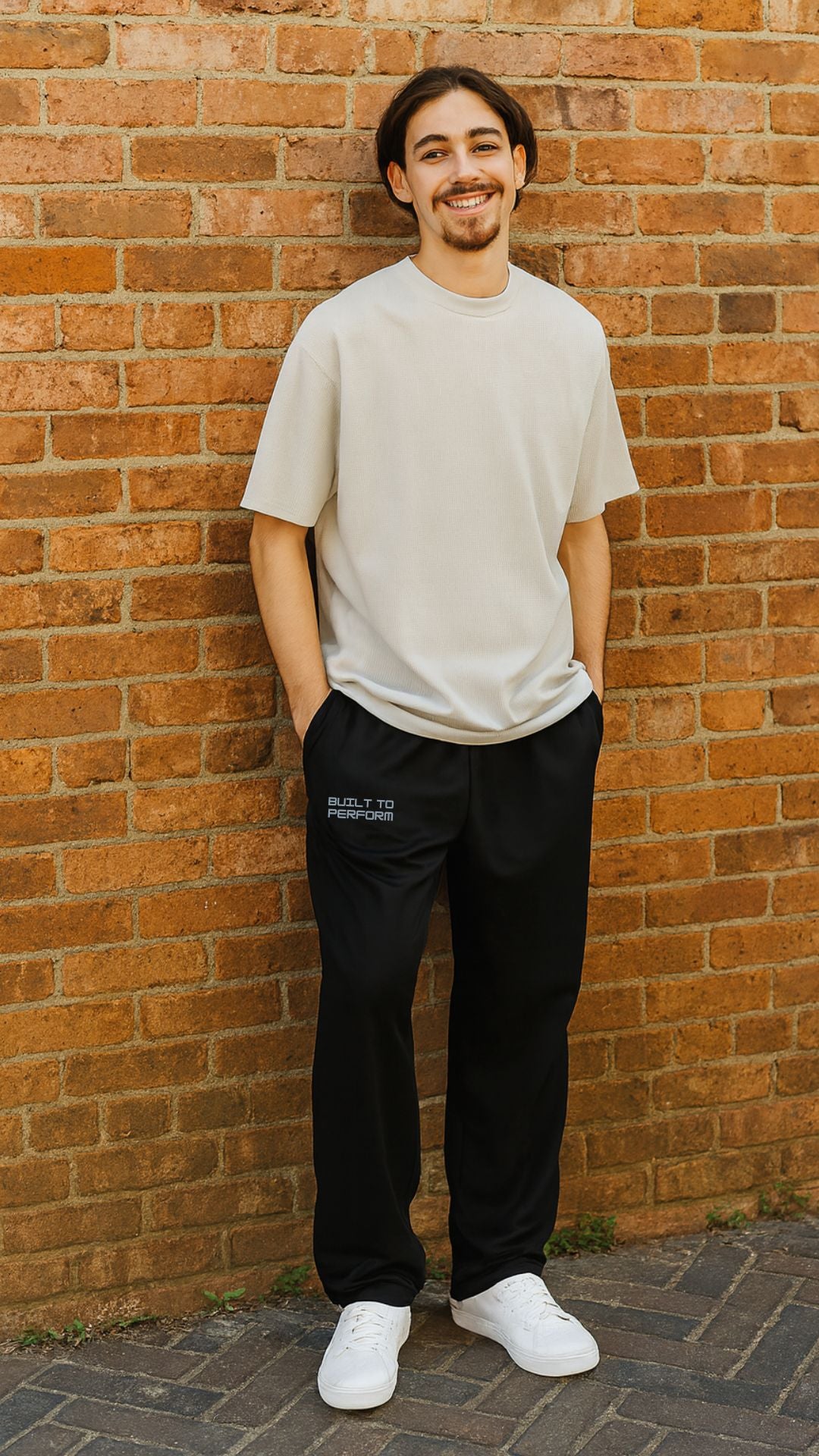 KRU Men's Wide-Leg Joggers