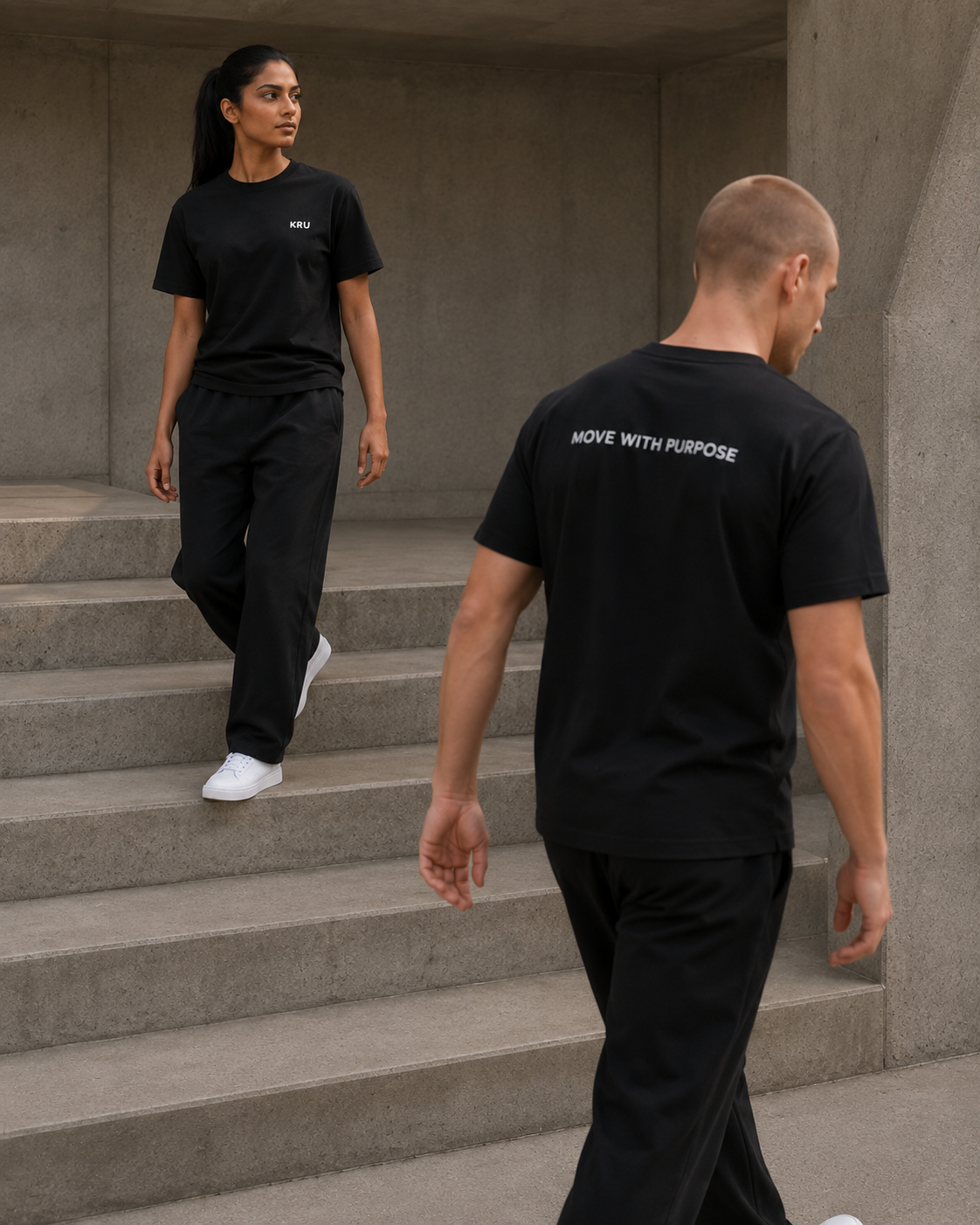 STATEMENT TEE — BLACK