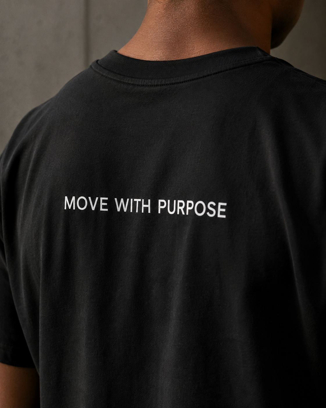 STATEMENT TEE — BLACK