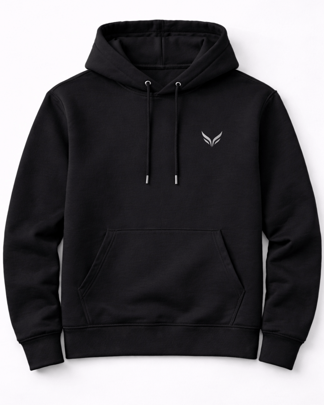 KRU Statement Basic Hoodie – Black