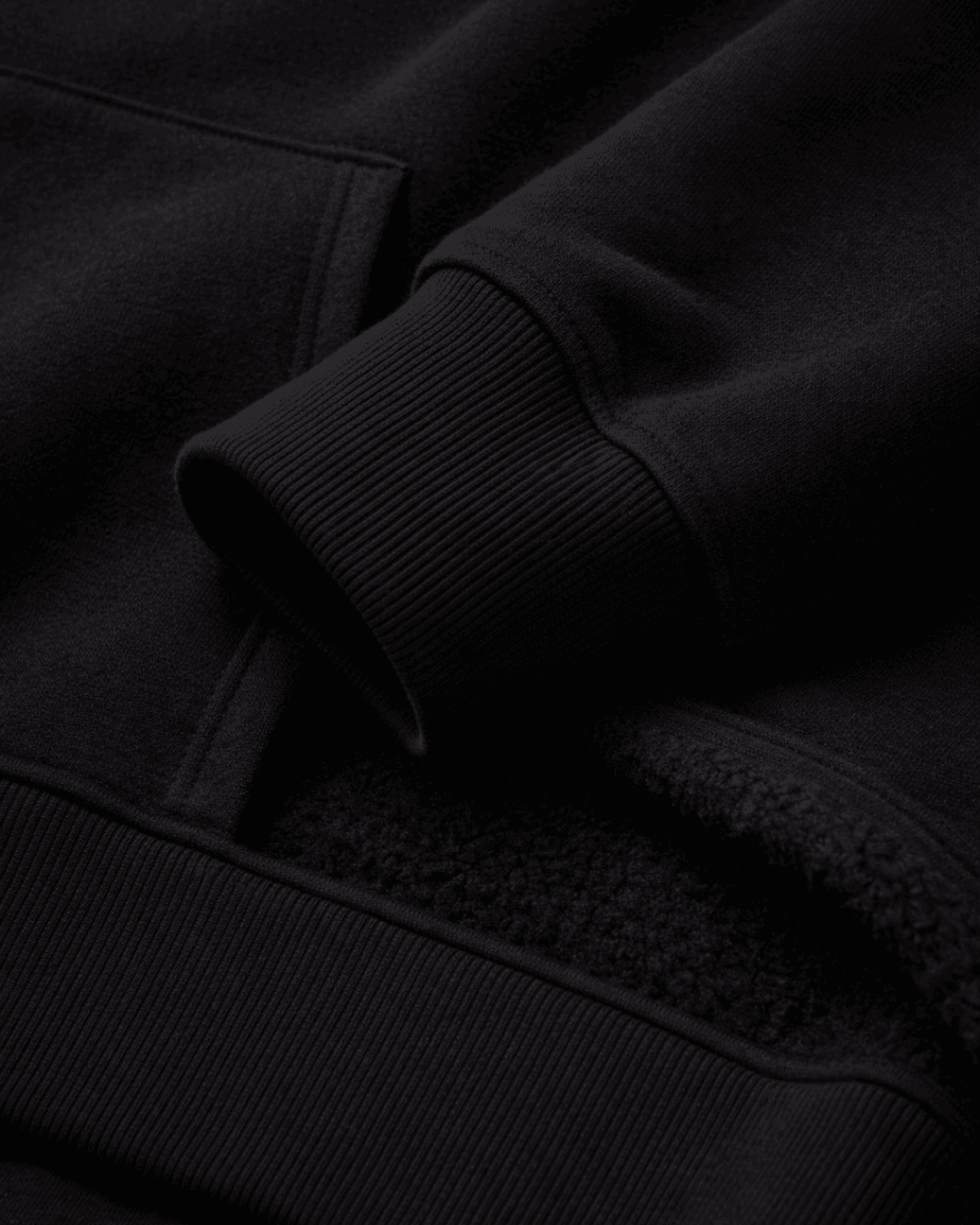 KRU Statement Basic Hoodie – Black