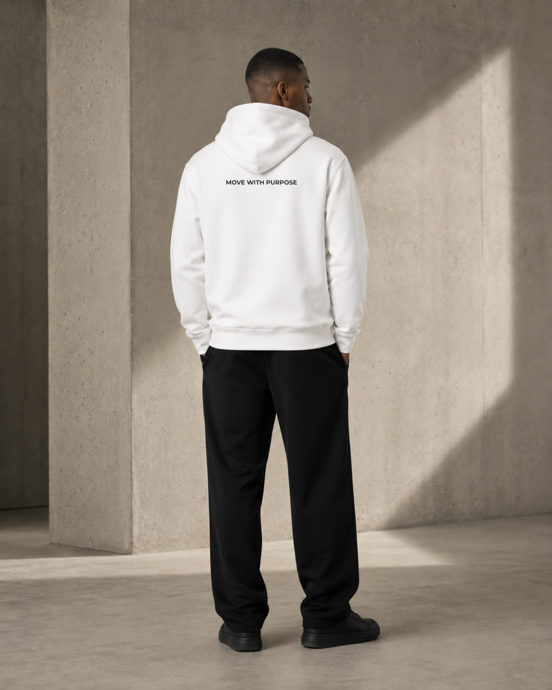 STATEMENT HOODIE — WHITE