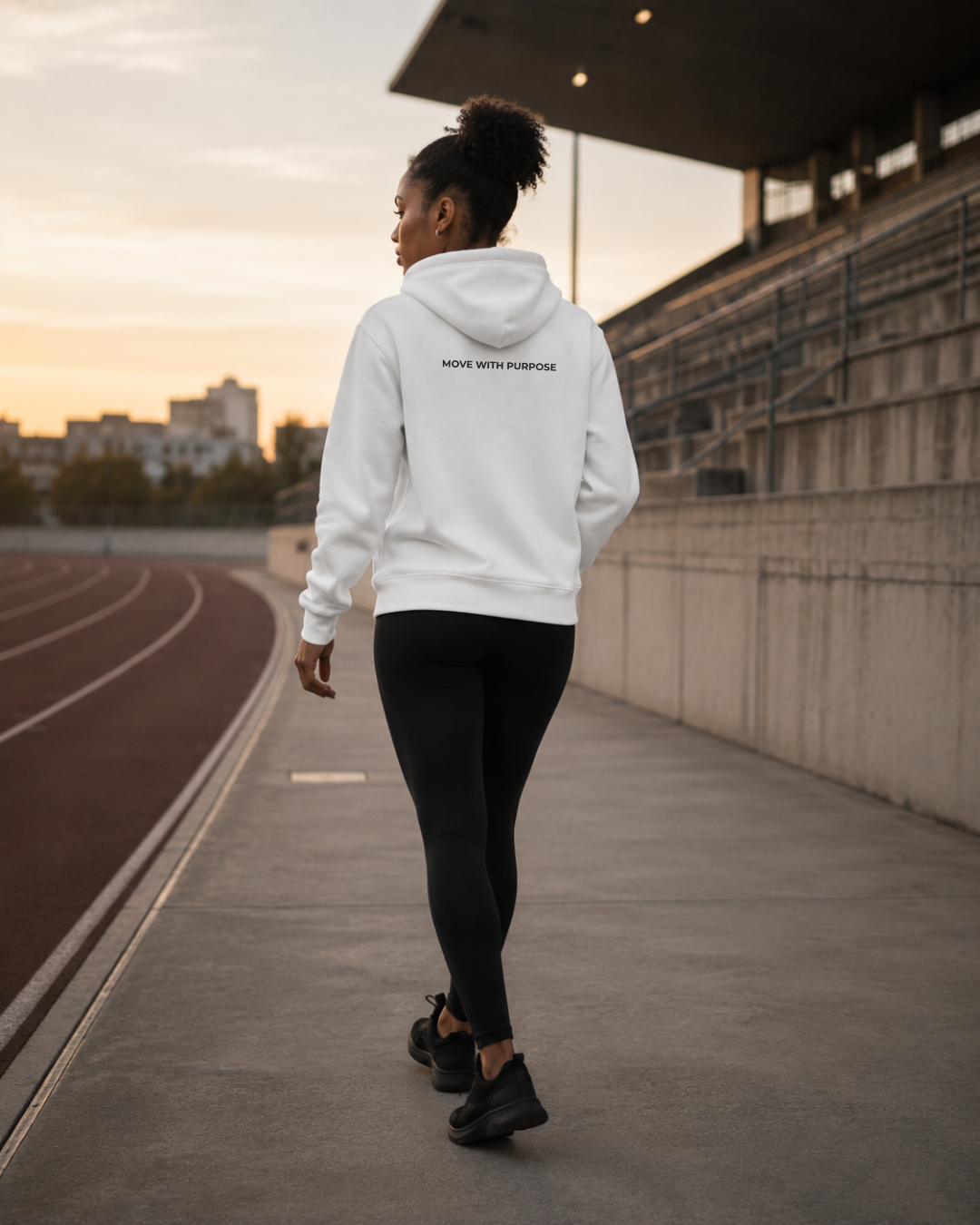STATEMENT HOODIE — WHITE