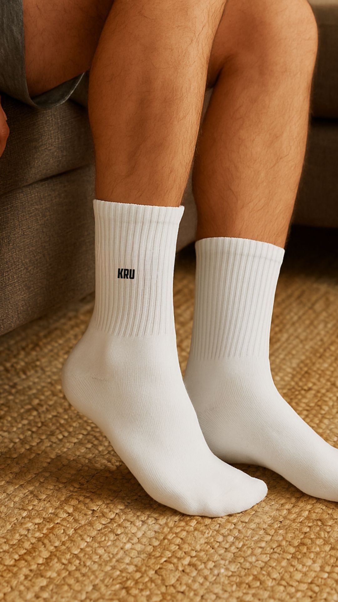 KRU Embroidered Socks