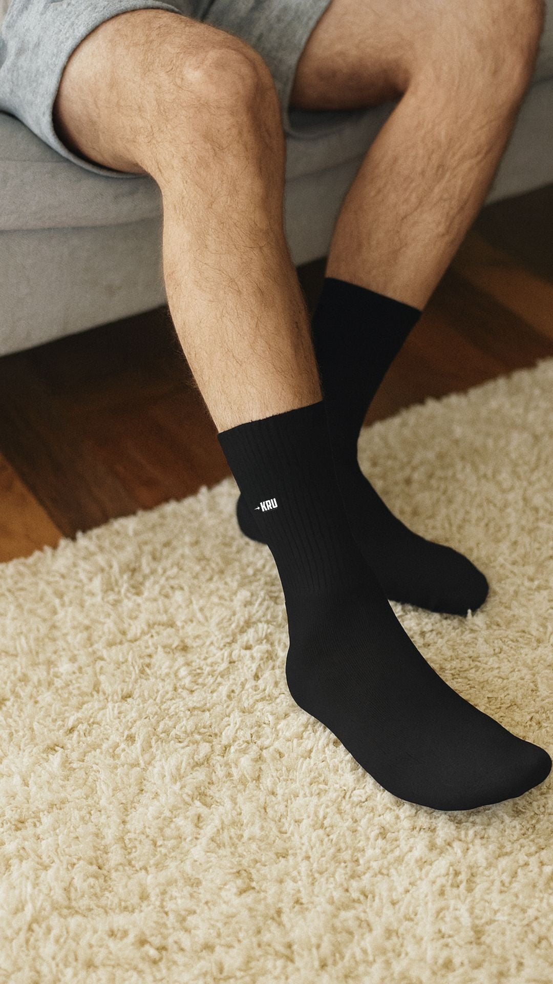 KRU Embroidered socks