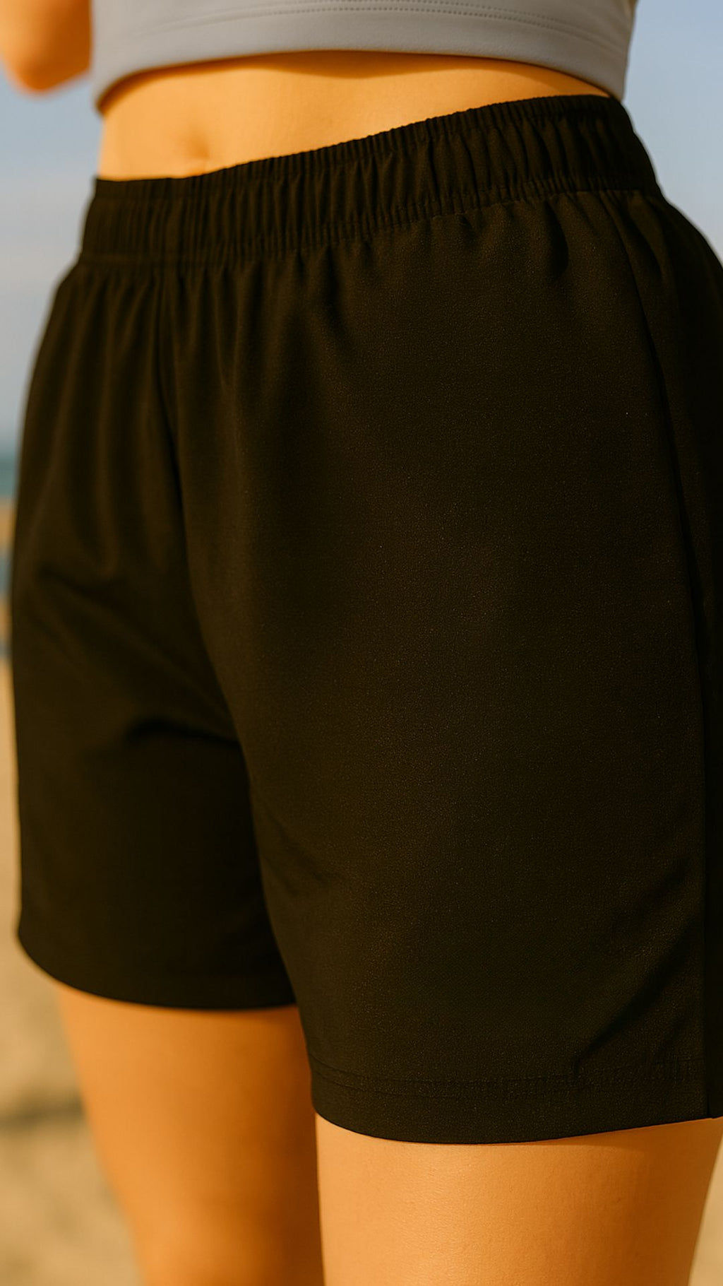 KRU Basic Unisex Athletic Long Shorts