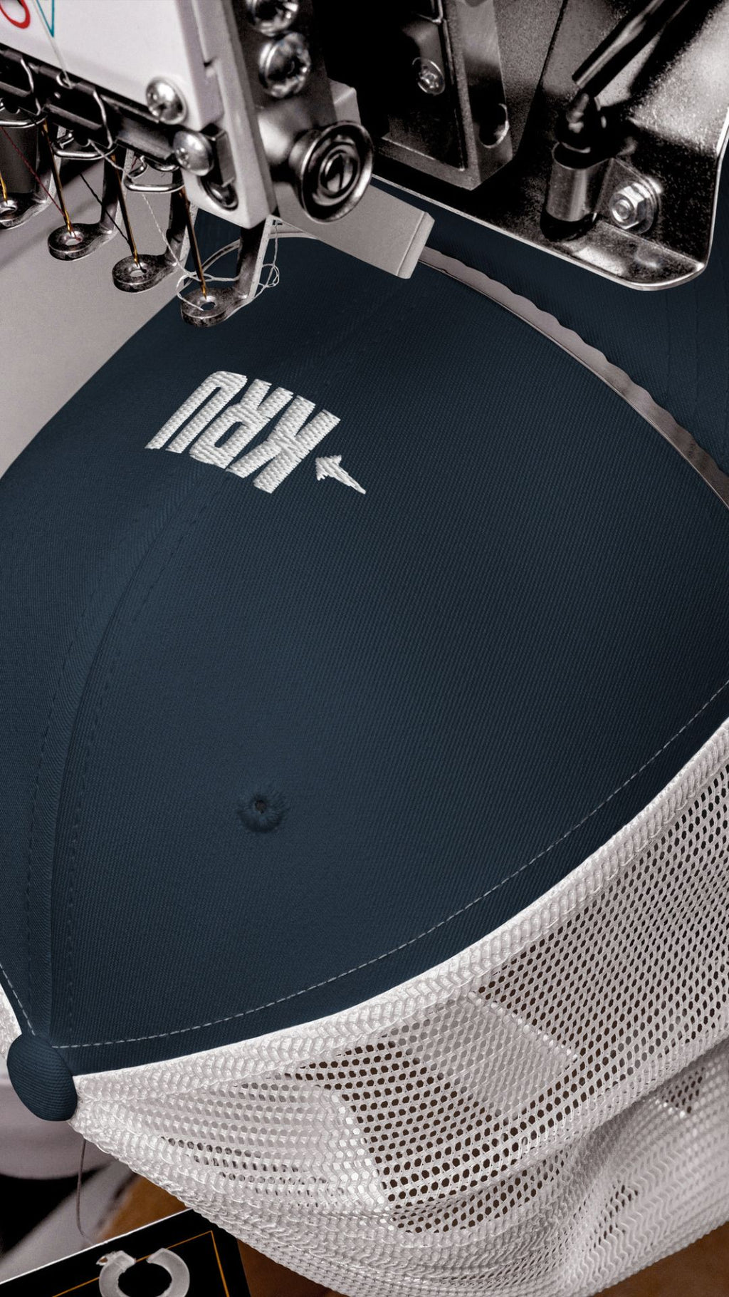 KRU's Midnight Frost Trucker Cap