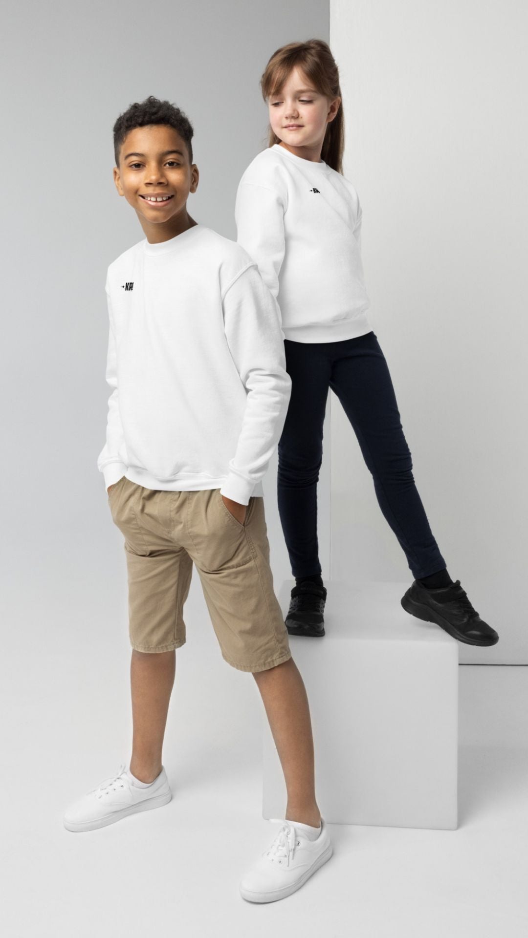 KRU Crow Youth Crewneck Sweatshirt