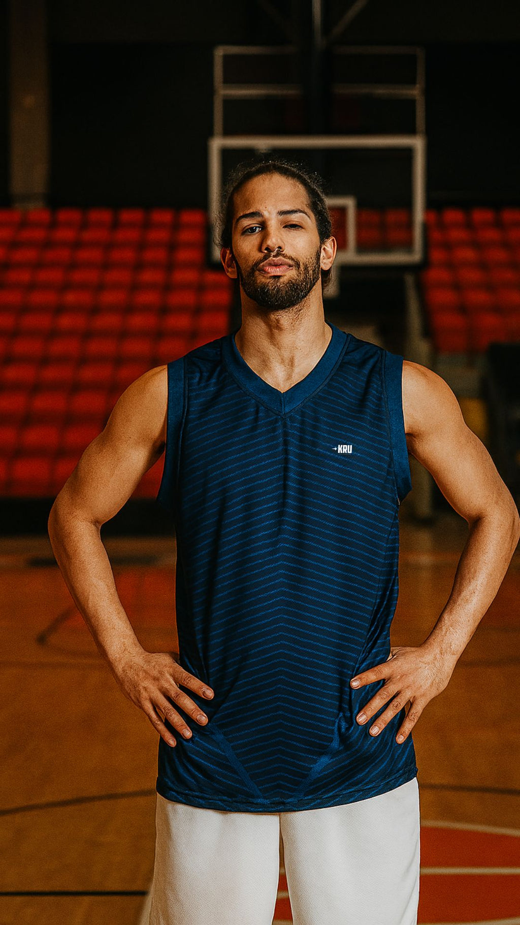 KRU Midnight Front Basketball Jersey