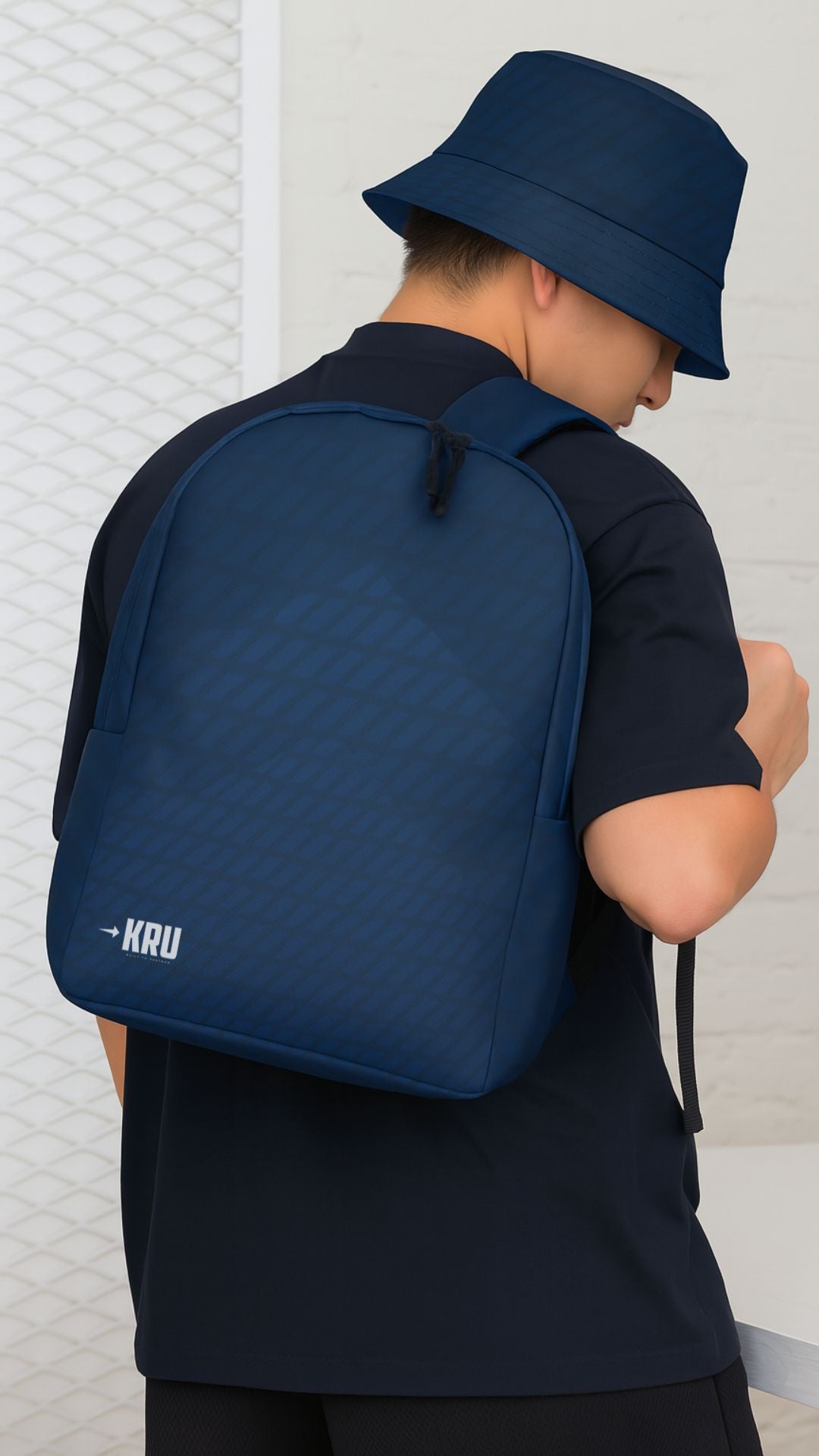 KRU Midnight Frost Minimalist Backpack