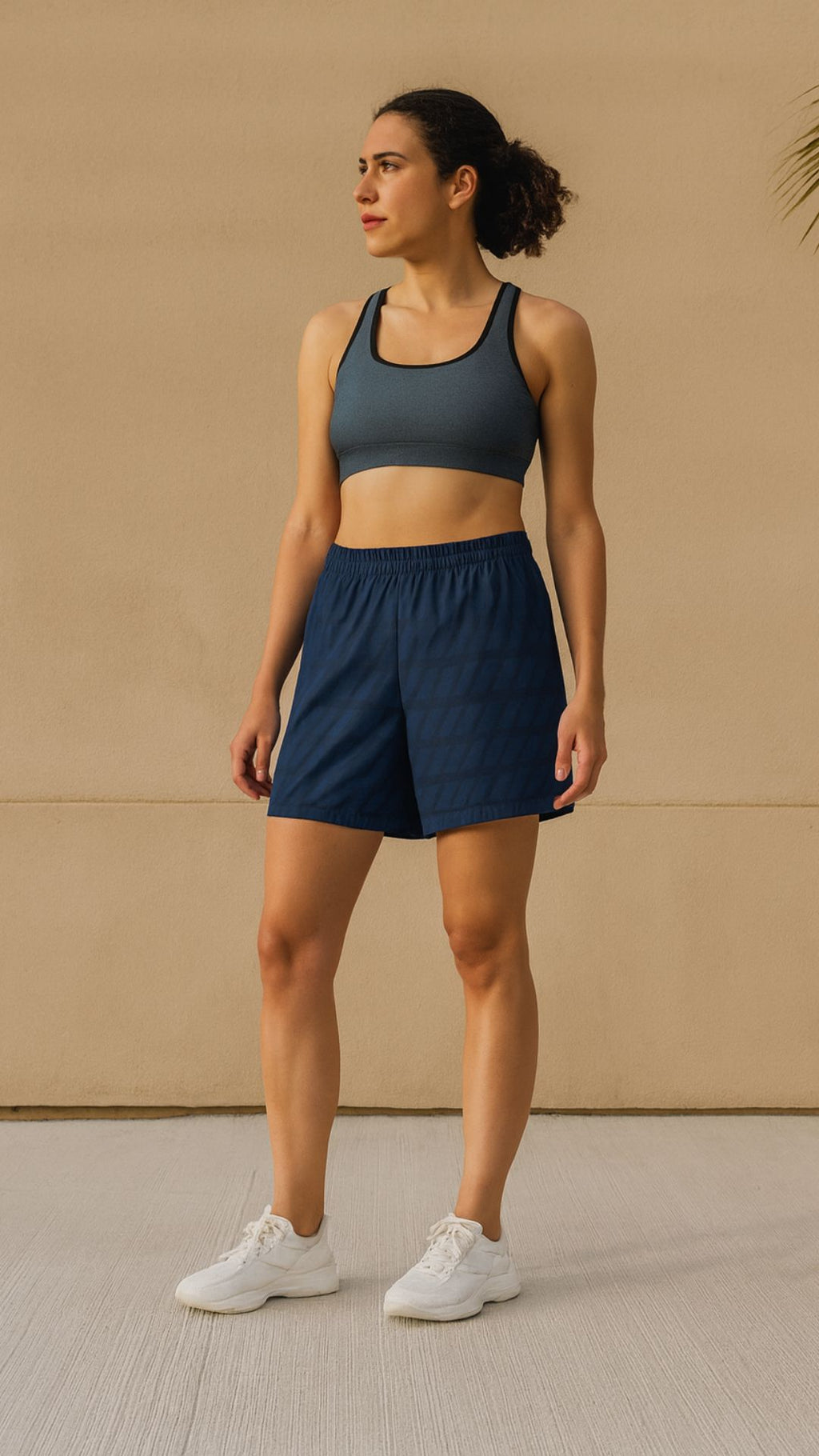 KRU Midnight Frost Athletic Long Shorts