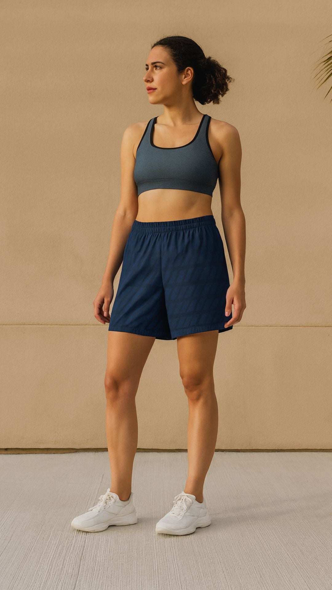 KRU Midnight Frost Athletic Long Shorts