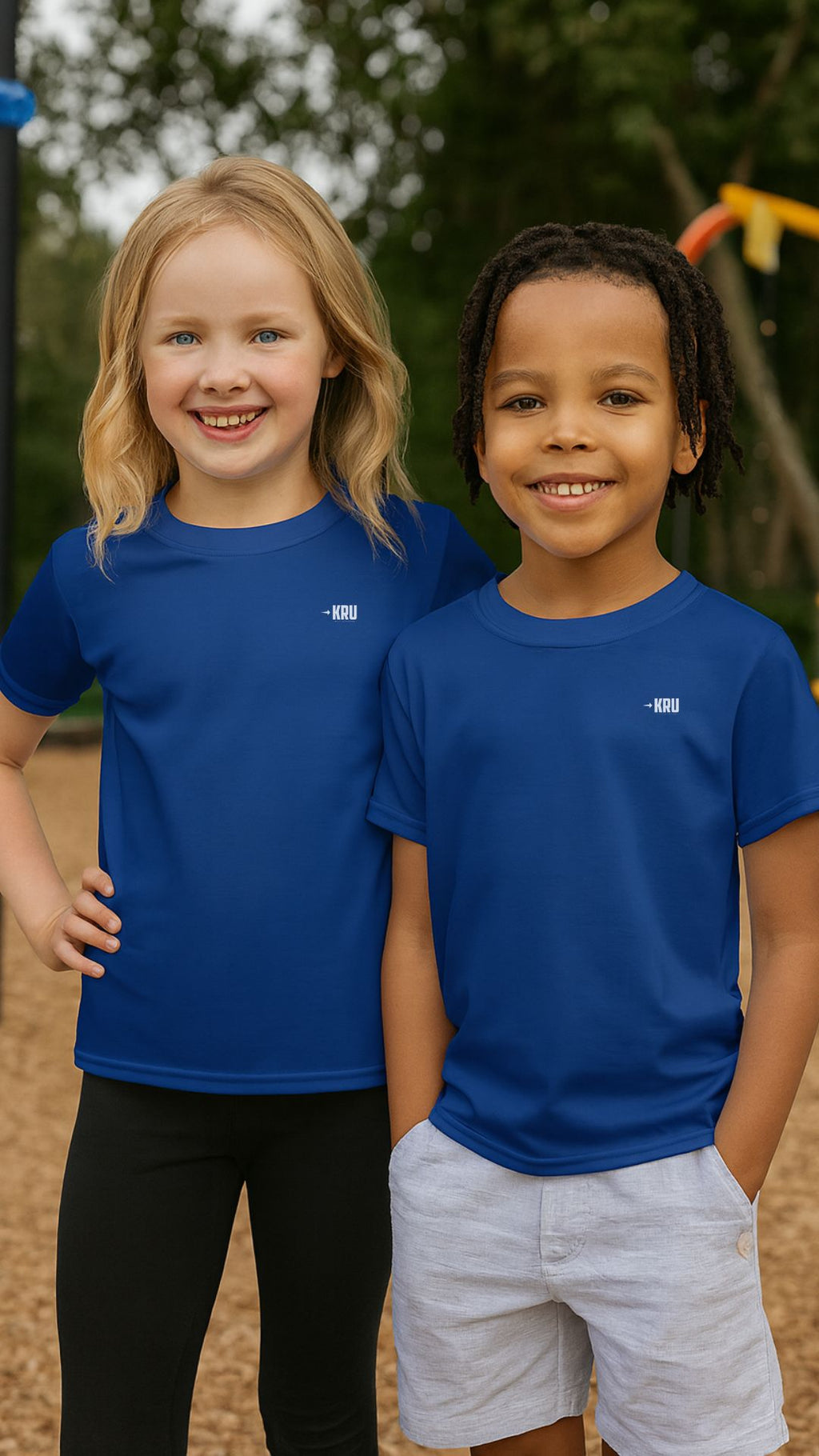 KRU Midnight Frost Kids Crew Neck T-Shirt