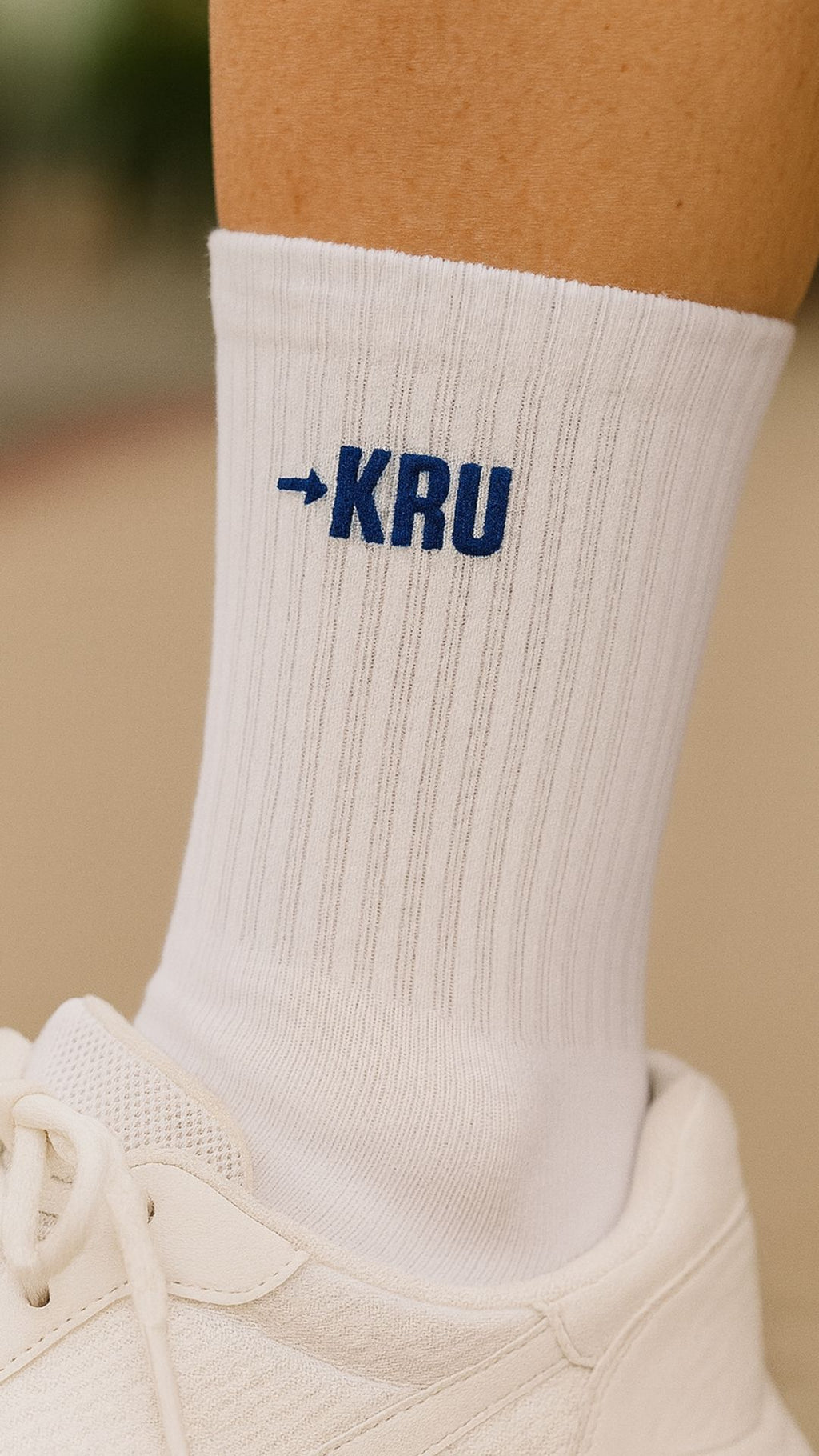 KRU Midnight Frost Embroidered Socks