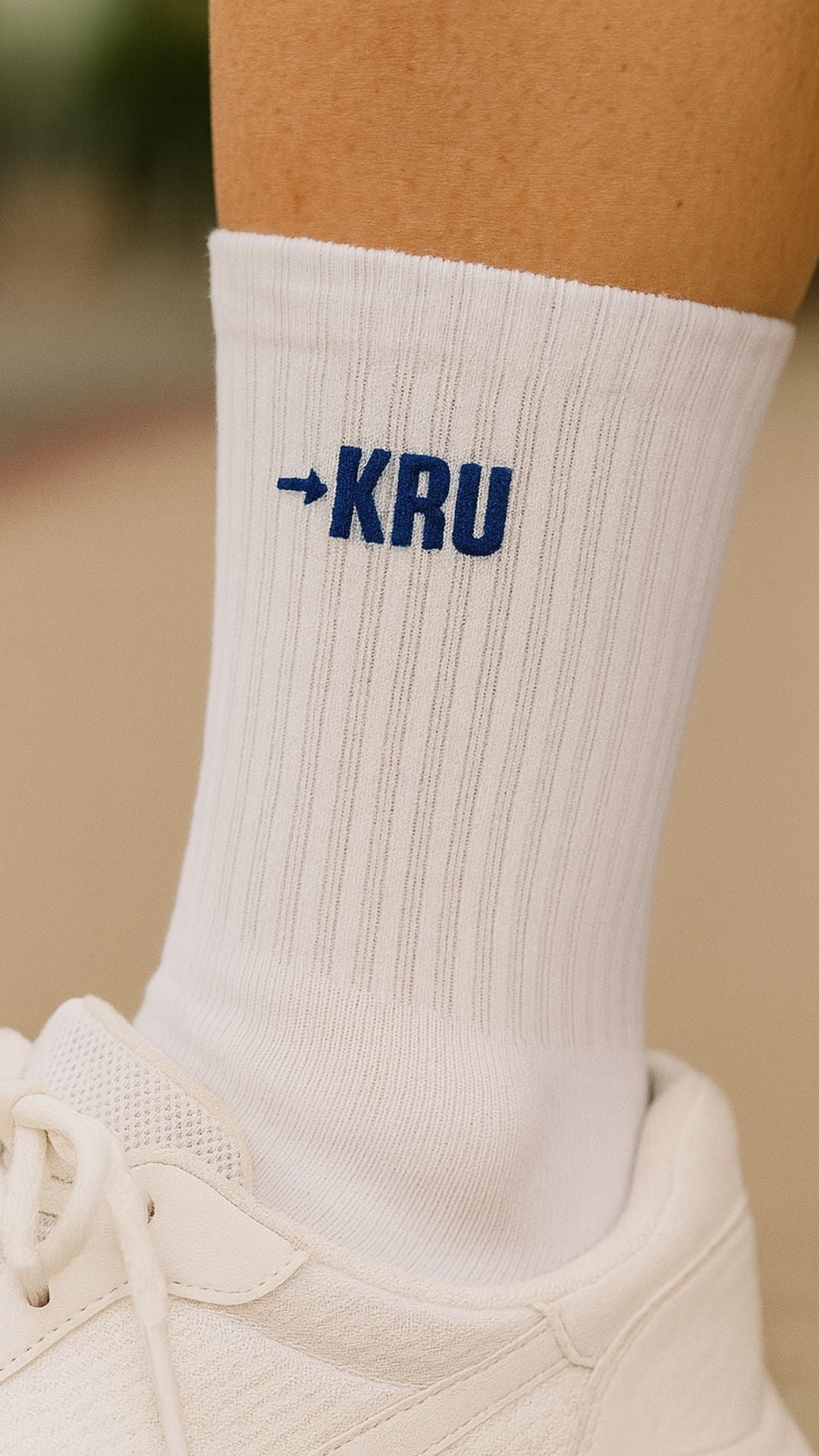 KRU Midnight Frost Embroidered Socks