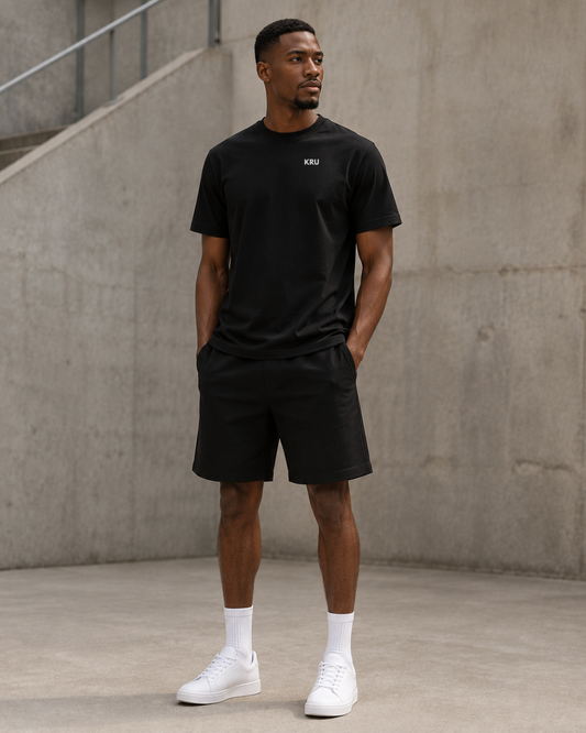 CORE TEE — BLACK