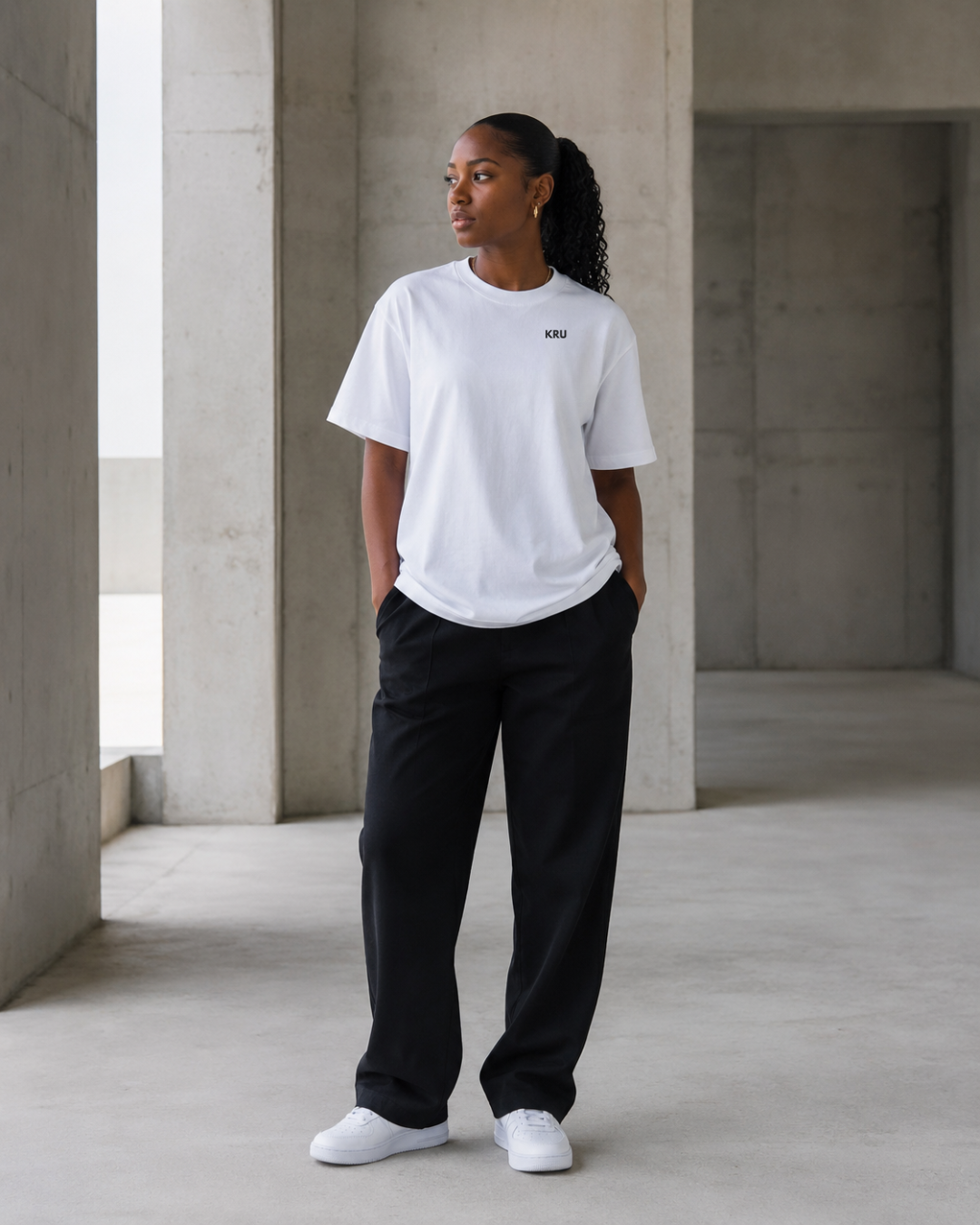 STATEMENT TEE — WHITE